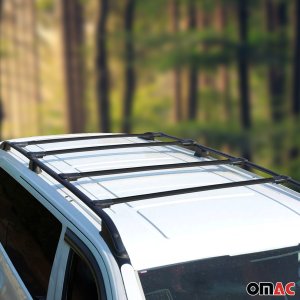 Ford Transit Roof Rack Cross Bars - Omac - Elegance V1 - Black - 2015-2025